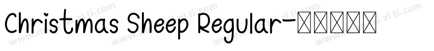 Christmas Sheep Regular字体转换